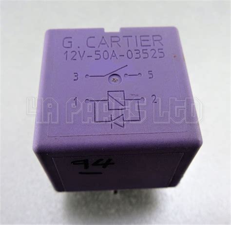 cartier 03525|Renault G Cartier 12v 4 Pin 50a Relay 03525 for sale online .